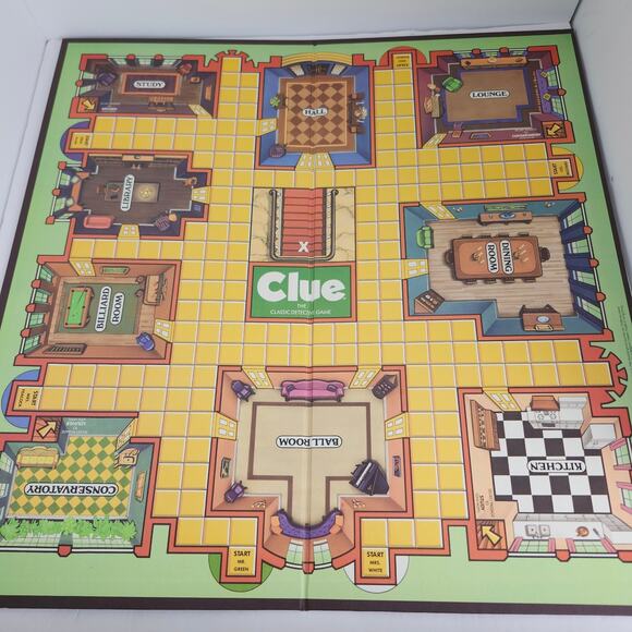 Clue Vintage Classic Board Game 1986 Complete Parker Bros. Game Night Detective - Picture 4 of 16